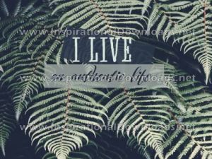 Live An Authentic Life Inspirational Quote Poster
