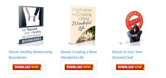 Inspiration for Creating a Most Wonderful Life Ebook [Personal Development Blog Ebooks]
