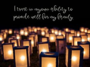 Provide Well For My Family Inspirational Quote by Inspiring Thoughts Inspirational Picture
