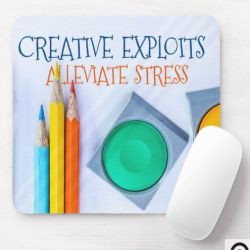 Creative Exploits Alleviate Stress Custom Mouse Pad