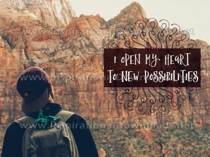 New Possibilities Inspirational Quote by Inspiring Thoughts Inspirational Poster